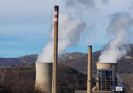 Imagen de la central térmica de La Robla.