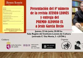 La revista Ateneo Leonés presenta el octavo número de estudios leoneses