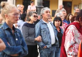 Concentración de la Asociación Feministas Bercianas en Ponferrada contra el cambio de criterio de la fiscalía en el caso de Pedro Muñoz