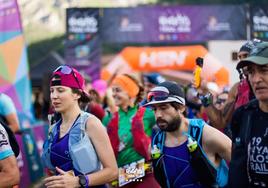 Un instante de la carrera de la primera jornada de la Riaño Trail.