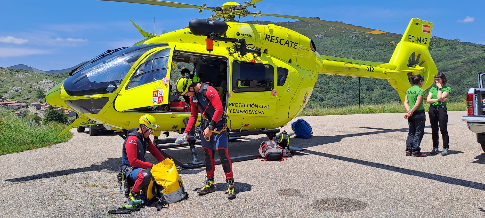 Rescate en la Cueva de Valporquero