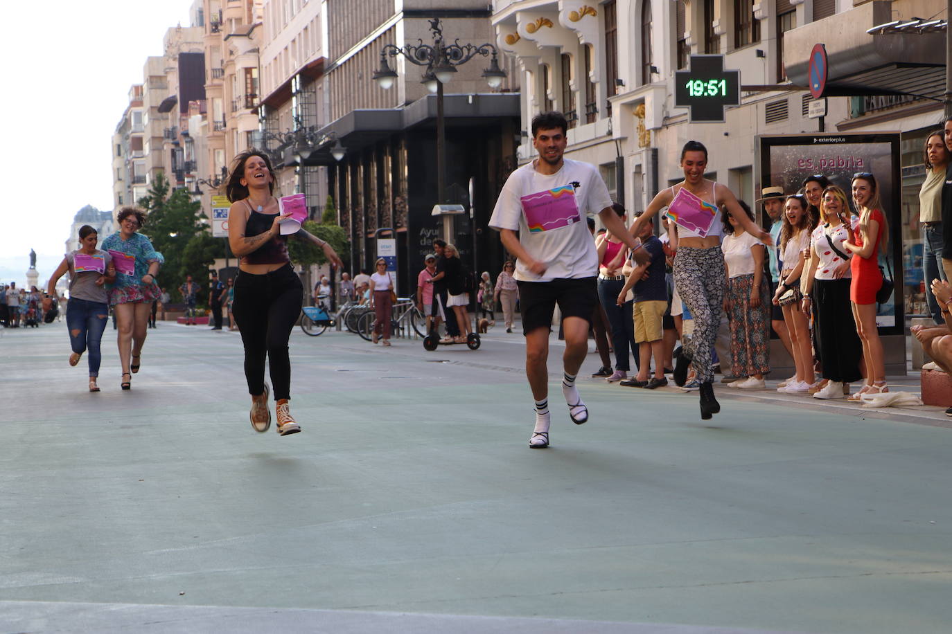 Carrera de tacones en León