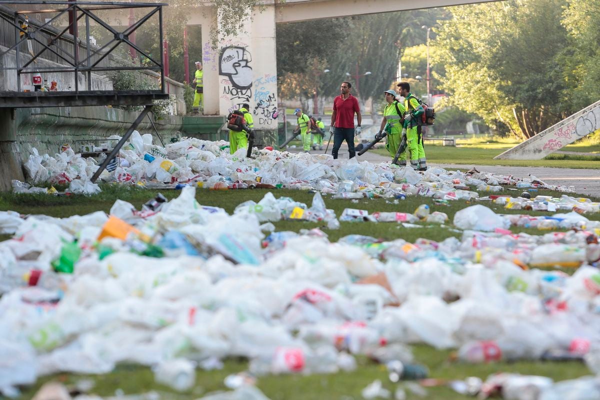 La basura, protagonista de la &#039;resaca&#039; de San Juan