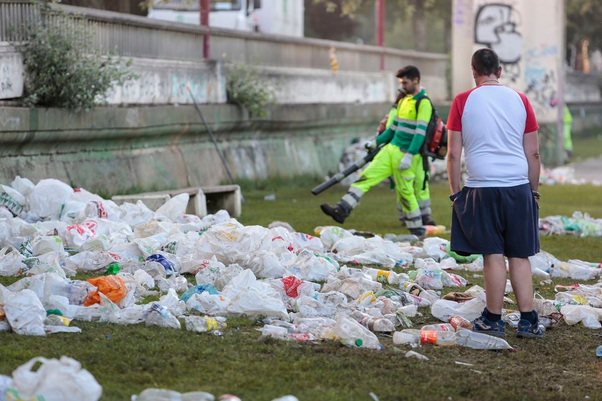 La basura, protagonista de la &#039;resaca&#039; de San Juan