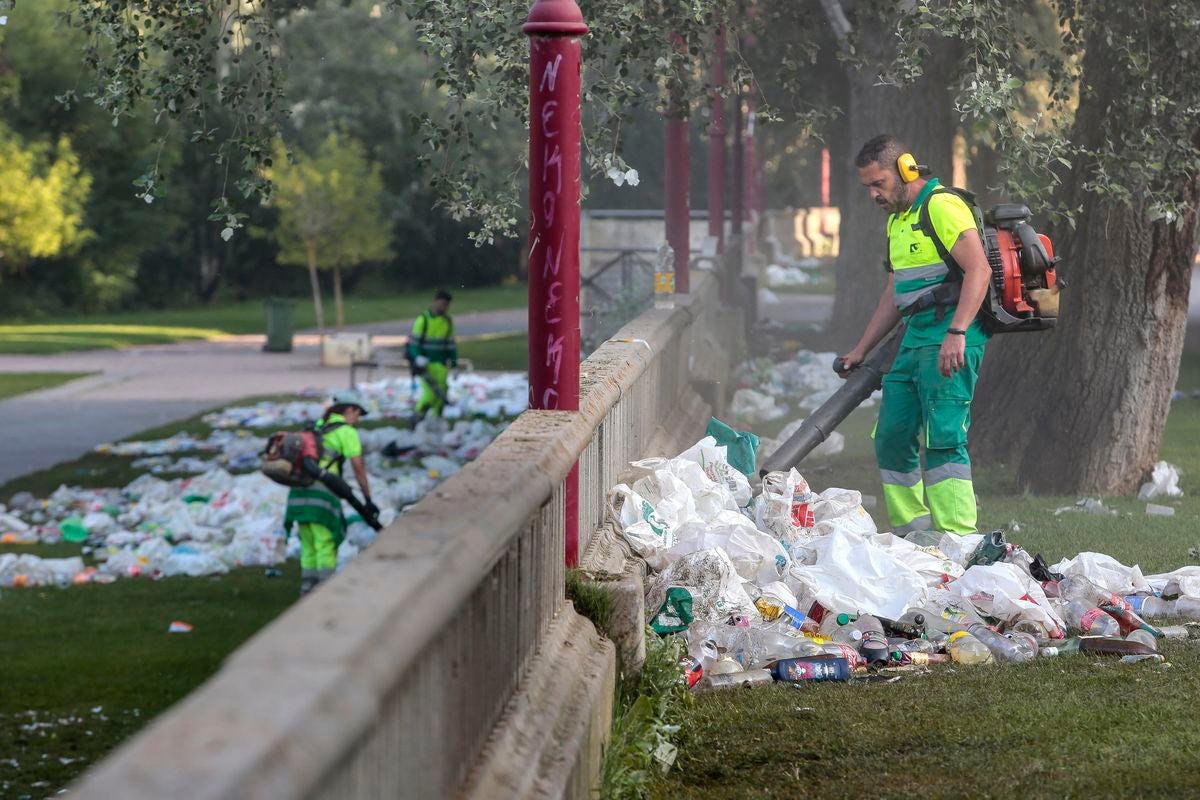 La basura, protagonista de la &#039;resaca&#039; de San Juan