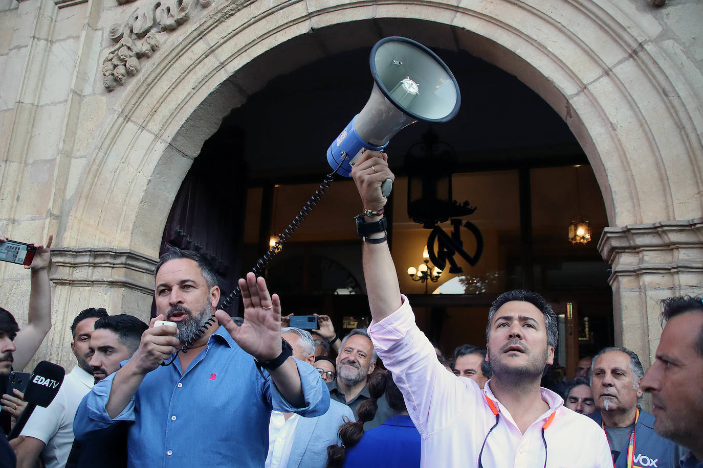 Acto público de Santiago Abascal en León