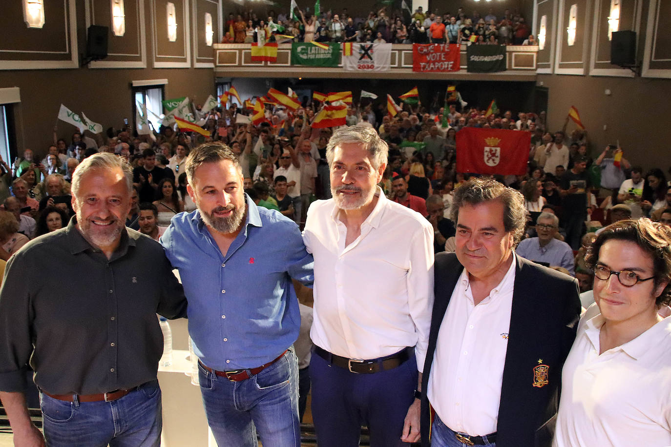 Acto público de Santiago Abascal en León