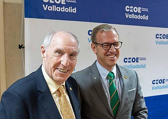 El consejero de Industria, Veganzones, este jueves en Valladolid.