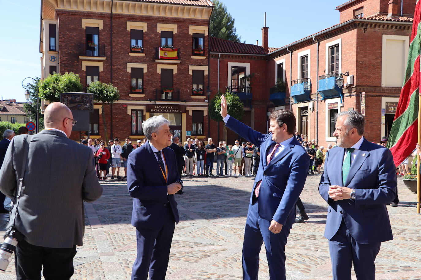 Cumbre Europea en León, el ambiente