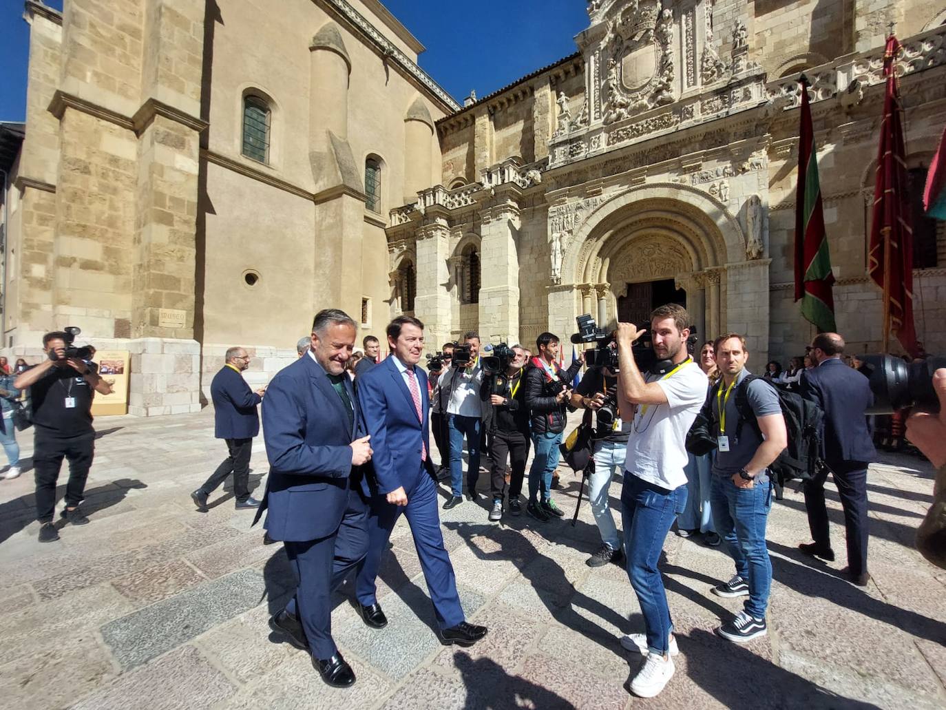 Cumbre Europea en León, el ambiente