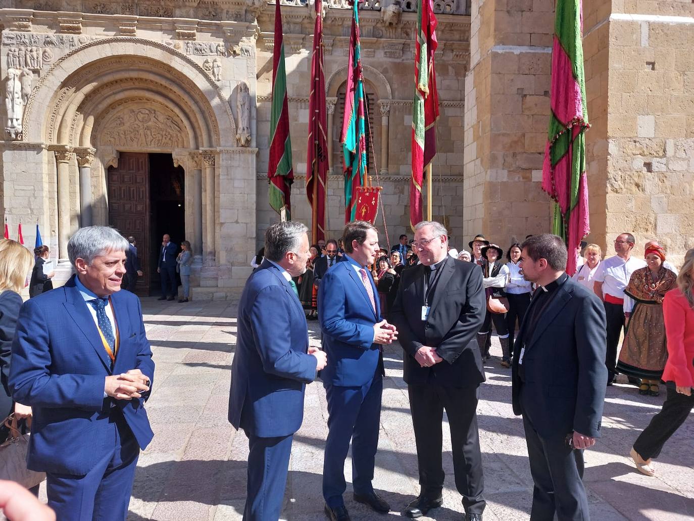 Cumbre Europea en León, el ambiente