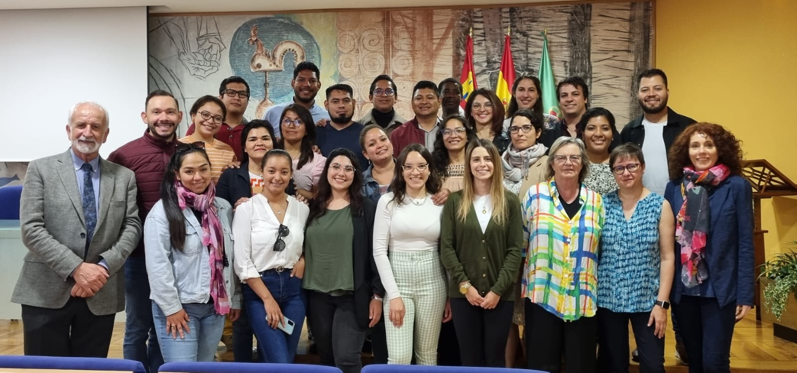 Fotografía de los alumnos del Máster de lexicografía y corrección lingüística.