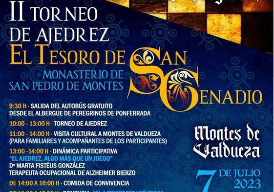 Alzheimer Bierzo organiza el II Torneo de Ajedrez 'El Tesoro de San Genadio'