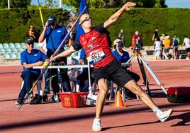 Pablo Costas, en el campeonato de España sub-23 de este fin de semana.