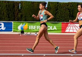 Lucía Redondo, en imagen, se colgó el oro en marcha.