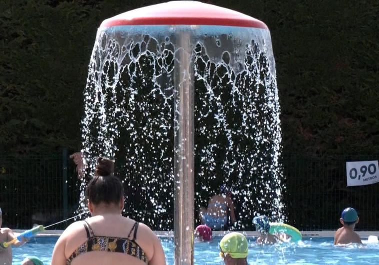 Imagen de las piscinas de Valverde de la Virgen