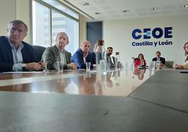 Reunión de la CEOE Castilla y León.