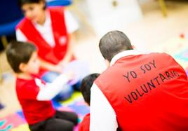 Voluntarios de Cruz Roja.