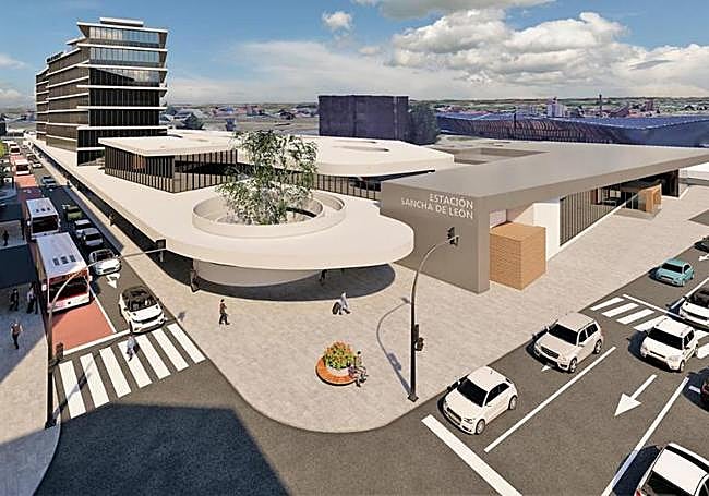 Proyecto de integración de la alta velocidad en León.