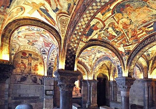 El panteón de los Reyes en la basílica de San Isidoro.