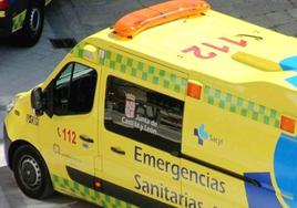 Ambulancia del servicio de emergencias.