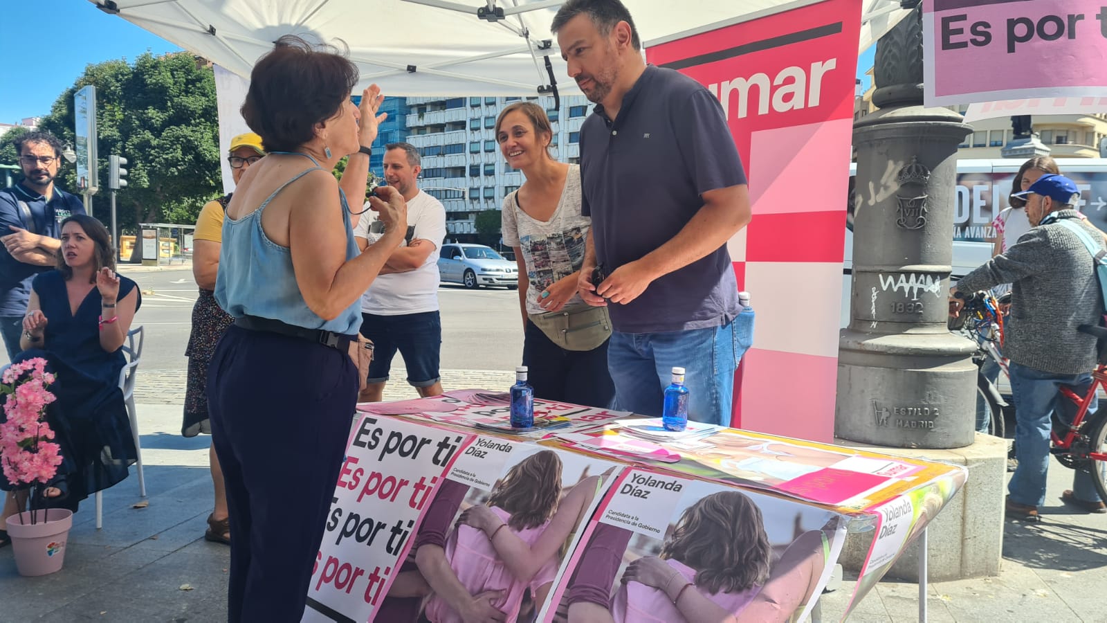 Campaña en el rastro de León