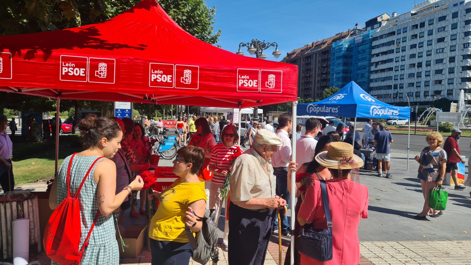 Campaña en el rastro de León