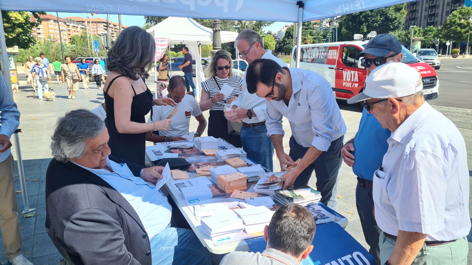 Campaña en el rastro de León