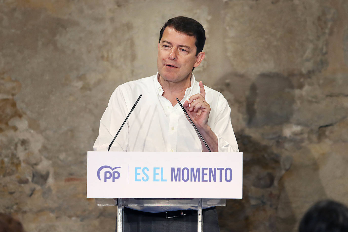 El presidente del PPCyL participa en un acto electoral