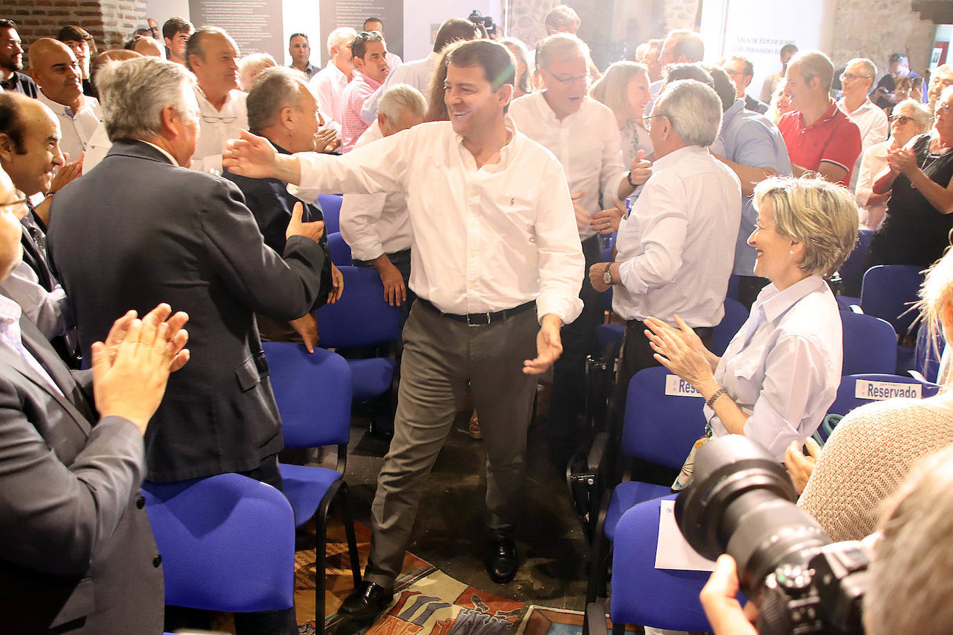 El presidente del PPCyL participa en un acto electoral