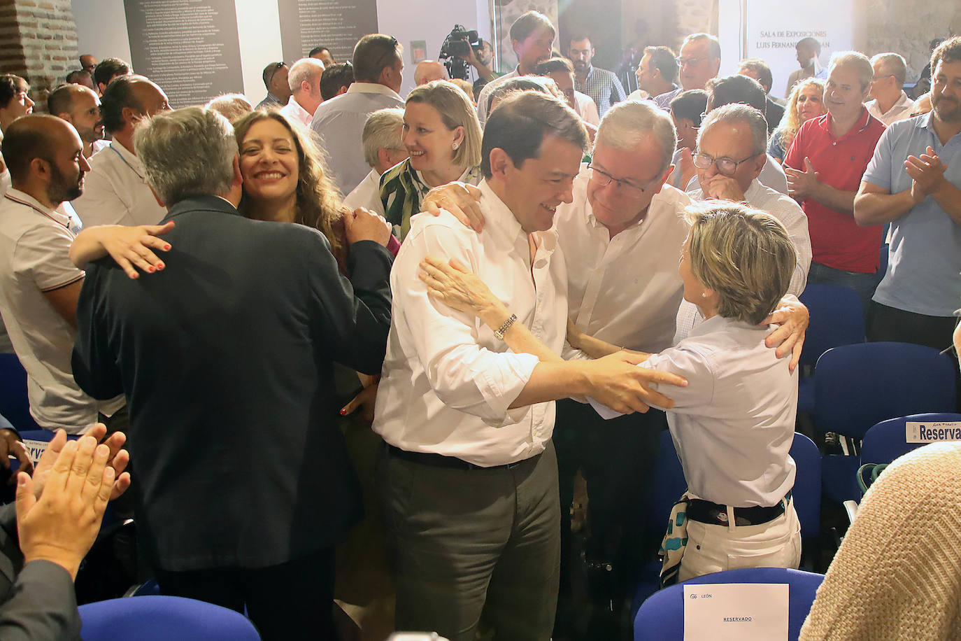 El presidente del PPCyL participa en un acto electoral