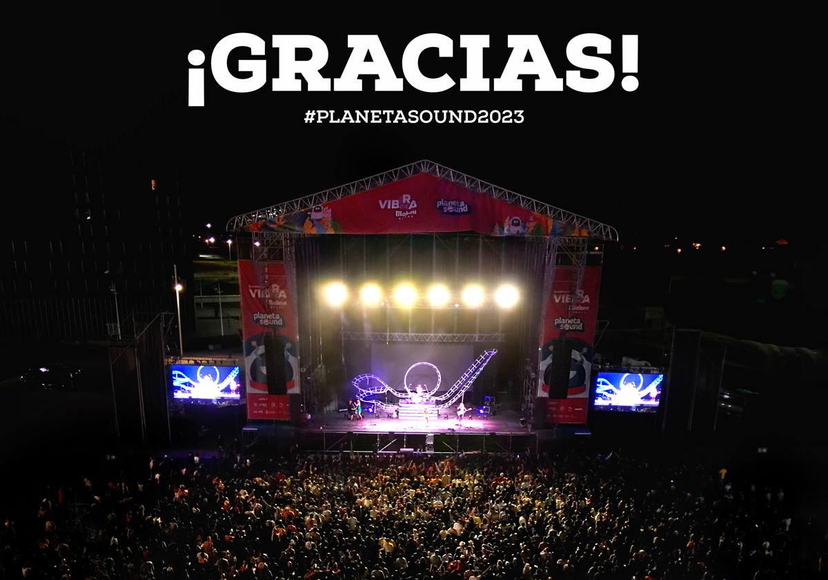 Alrededor de 11.500 personas disfrutaron de los conciertos del festival Planeta Sound.