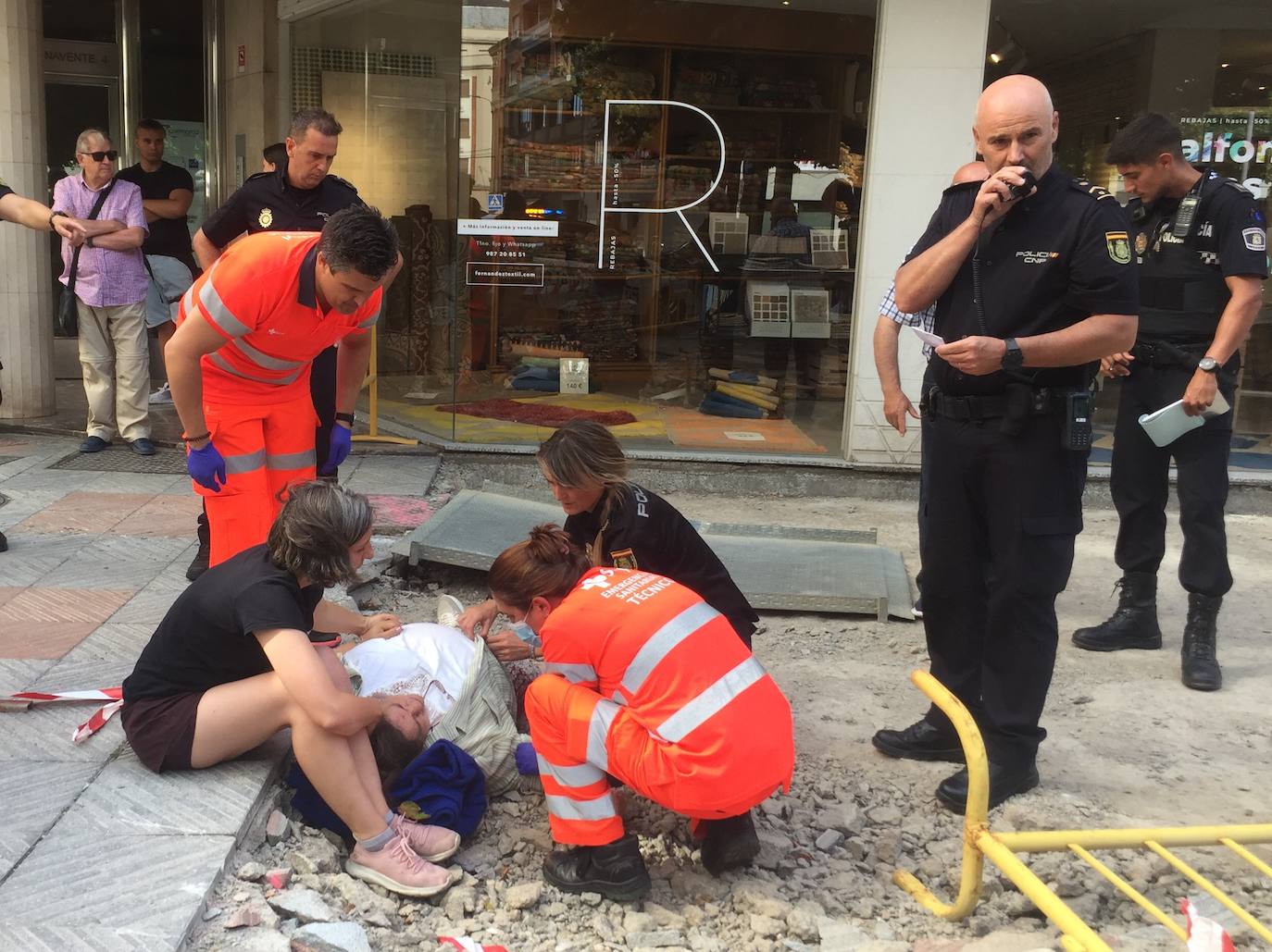 Accidente peatonal en León