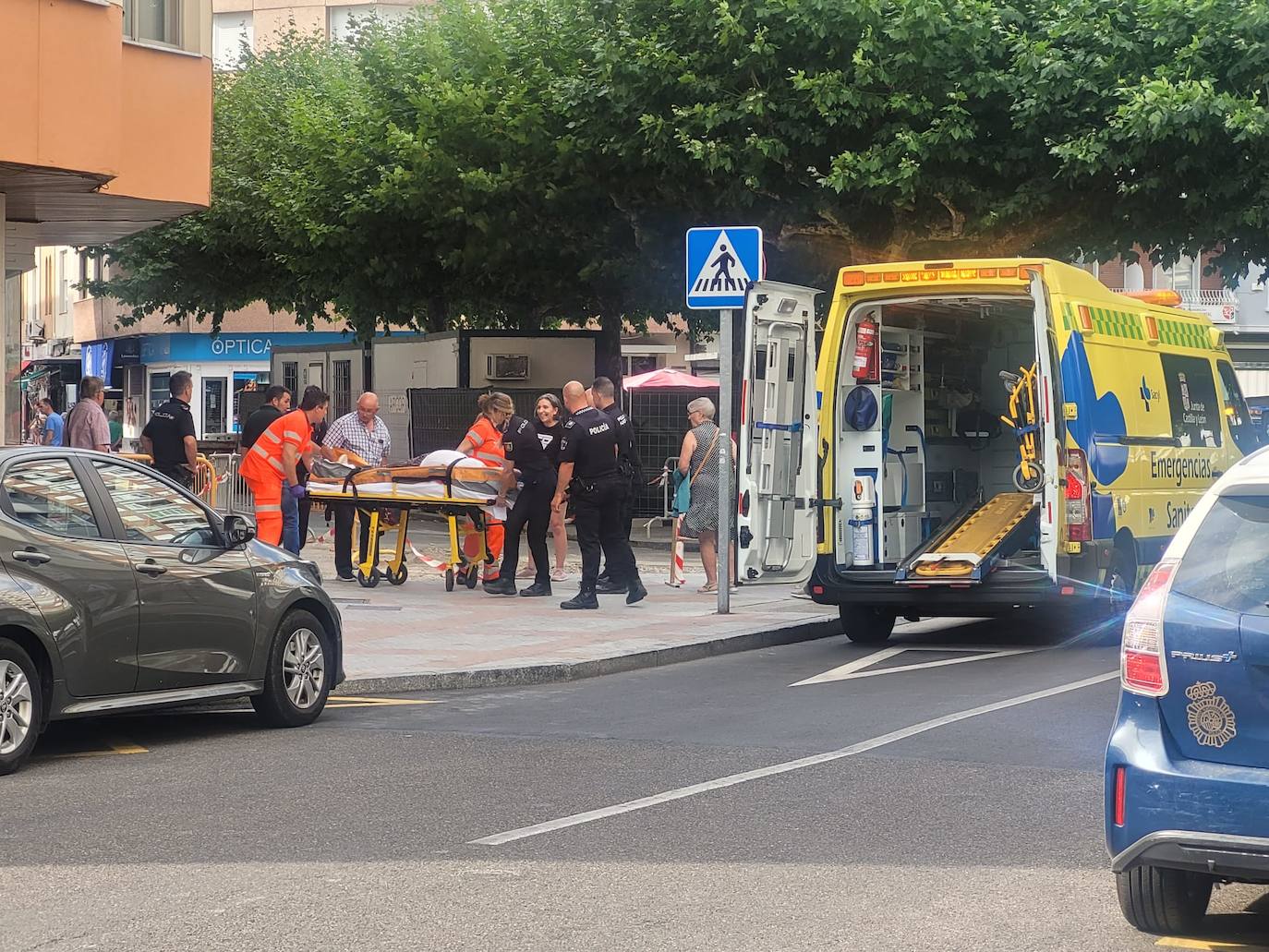 Accidente peatonal en León