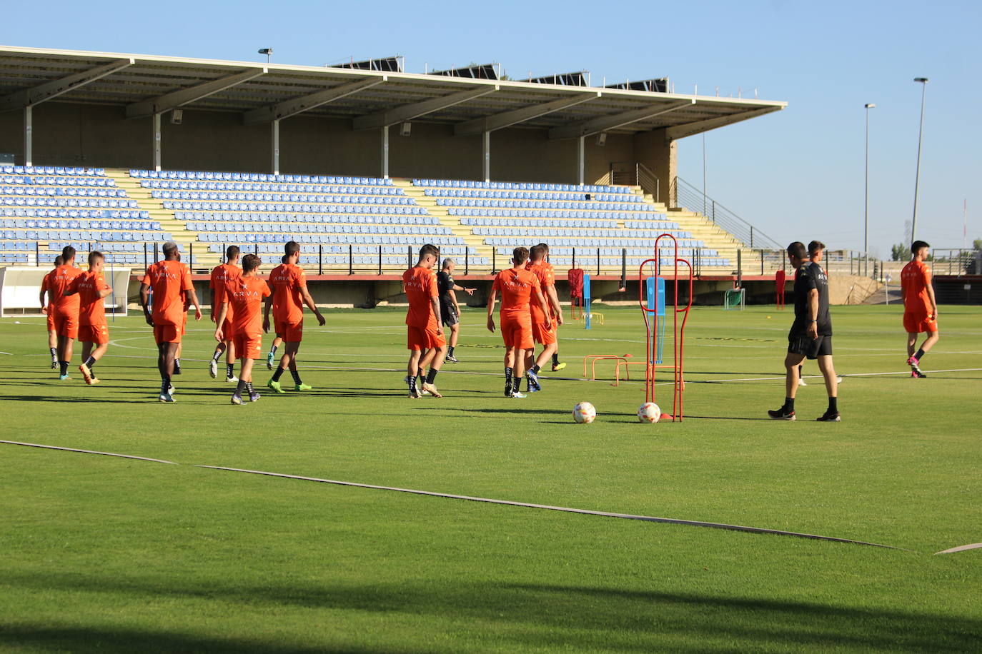 Primer entrenamiento de la Cultural