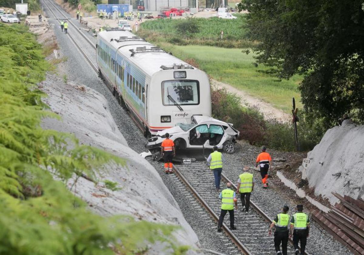 Imagen del lugar del accidente.