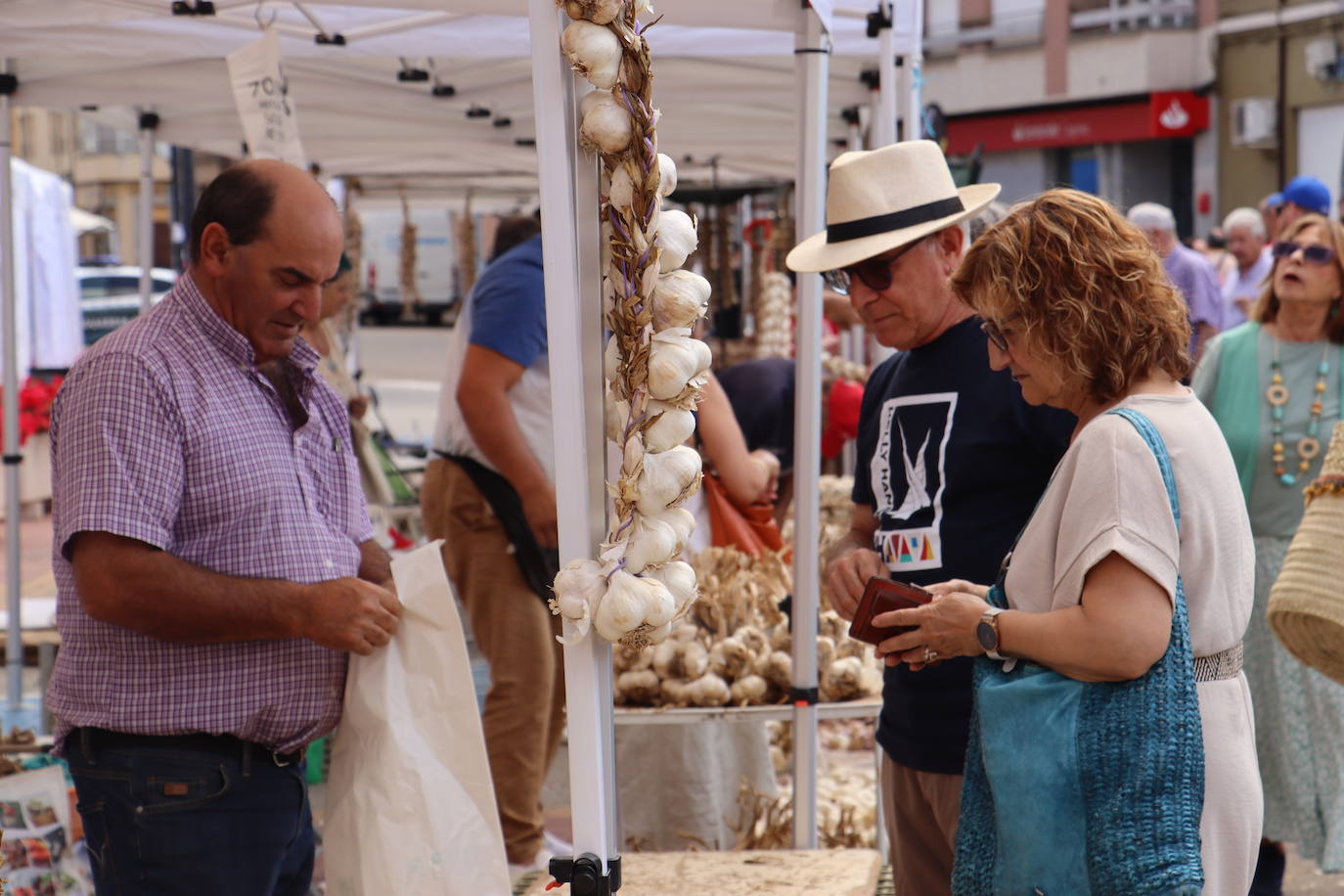 Feria del ajo en Veguellina de Órbigo