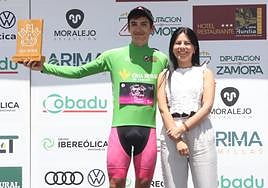 Marcos Gómez se llevó el maillot verde que le acredita como ganador de las metas volantes.