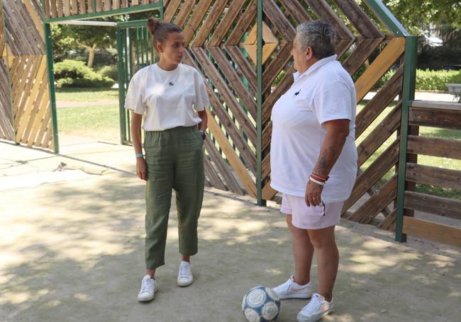 Celsa García y Yolanda Chamorro.