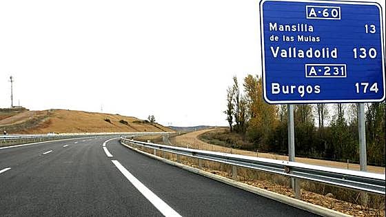 La A-60 avanza por Valladolid con 27 kilómetros, hasta Medina de Rioseco