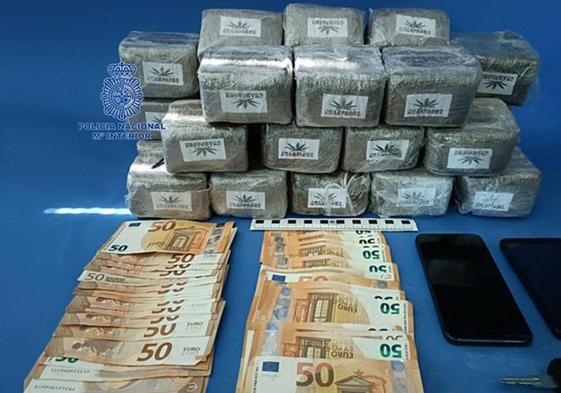 Material incautado durante la operación que se llevó a cabo estos días.