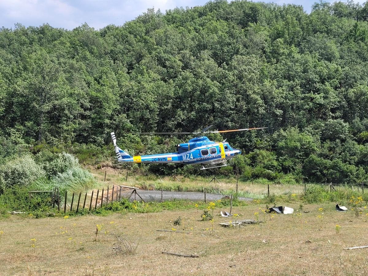 Incendio en Santa Colomba de Curueño