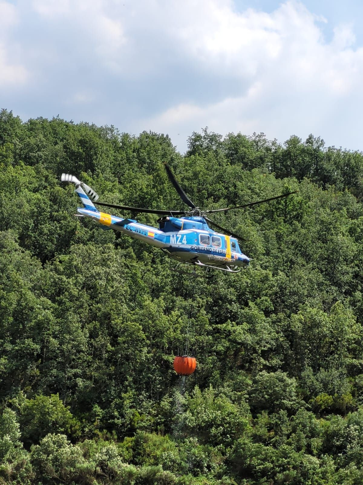 Incendio en Santa Colomba de Curueño