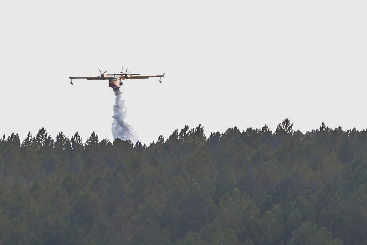 Incendio en Santa Colomba de Curueño