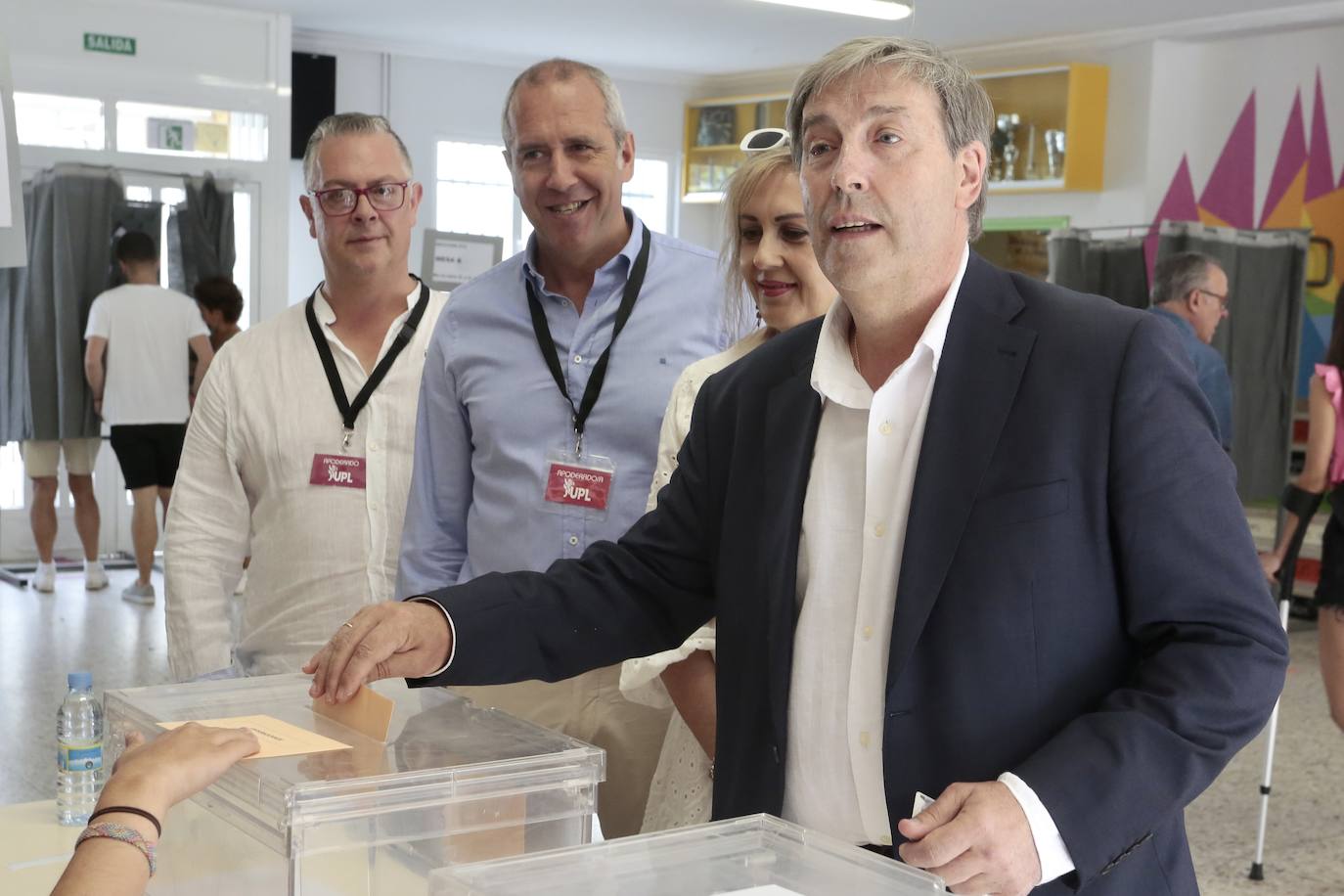 Votación de los candidatos en León