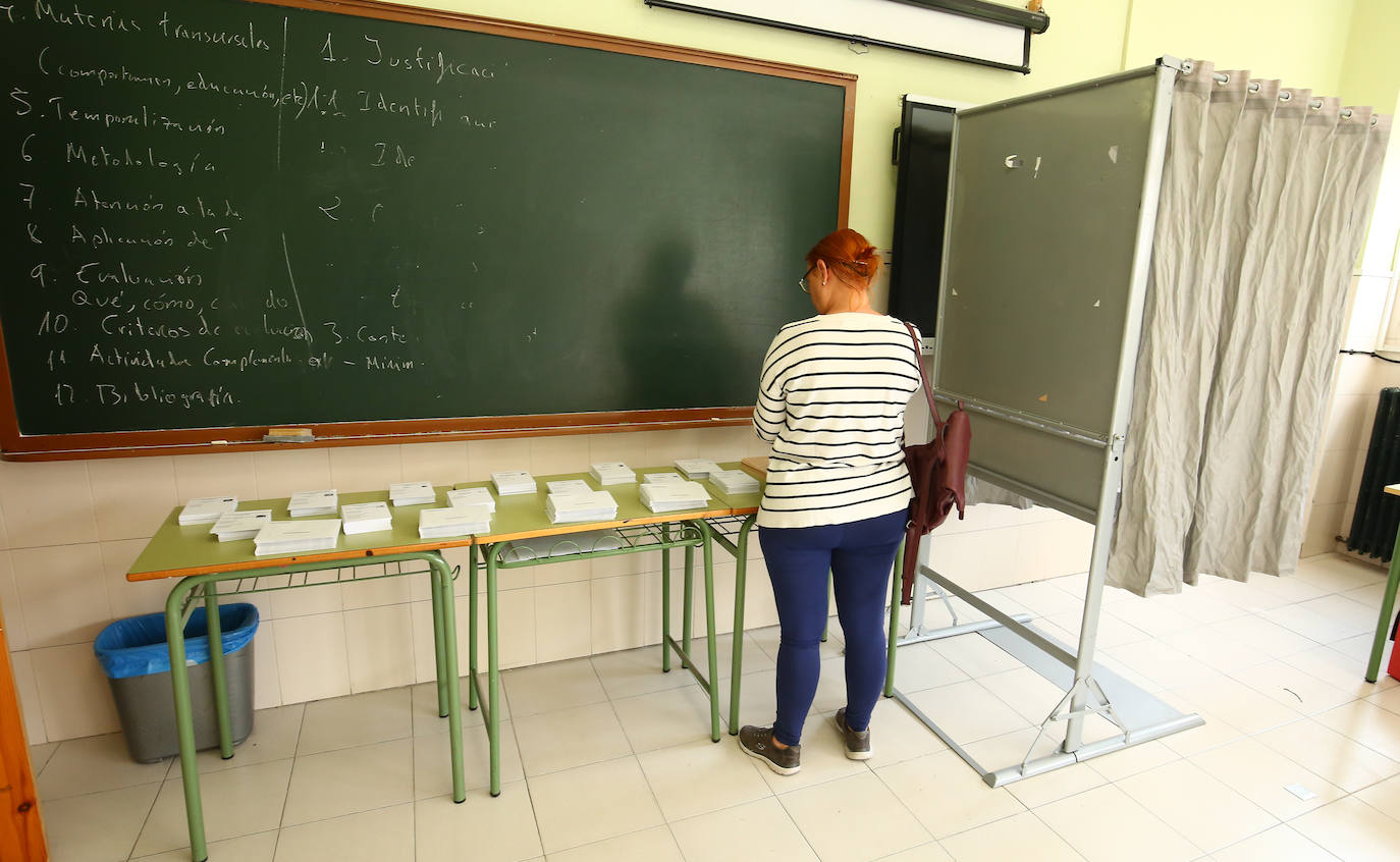 Votaciones a las Cortes Generales en los colegios electorales de Ponferrada