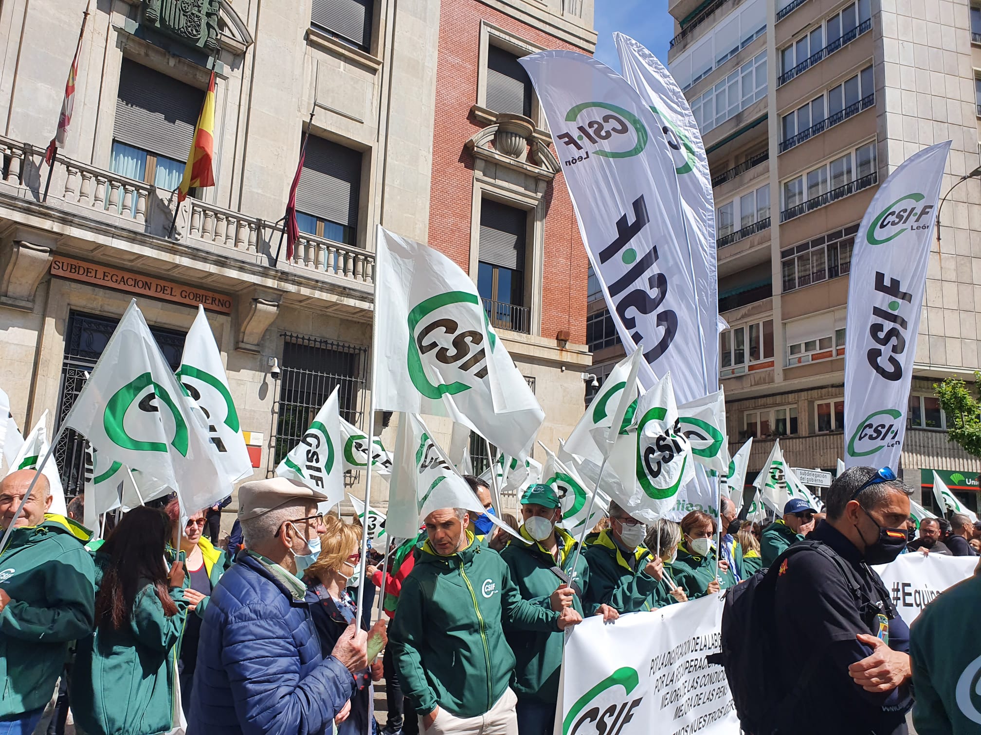 Uan manifestación del CSIF