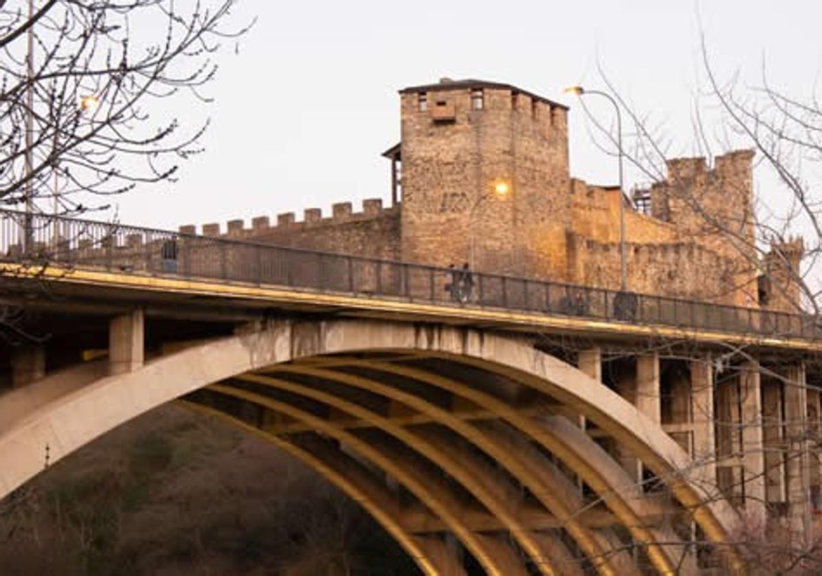 Imagen del castillo de la ciudad mostrada por Renfe.