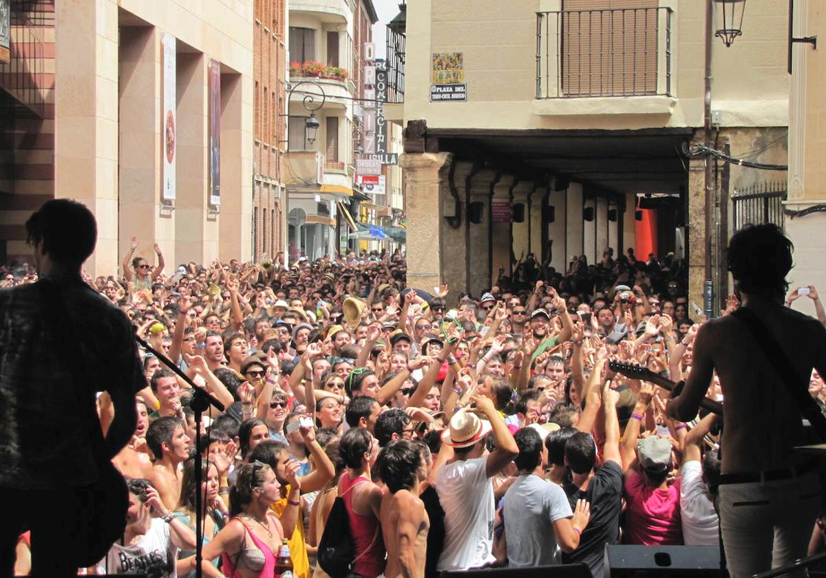 La Plaza del Trigo, uno de los lugares más emblemáticos de Sonorama Ribera.