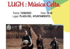 La música celta llega el domingo a Cistierna de la mano de LUGH